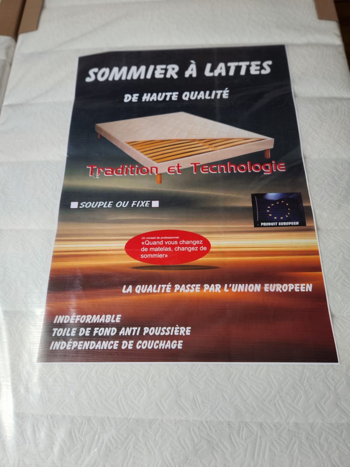 Sommier Double Lattes â Image 4